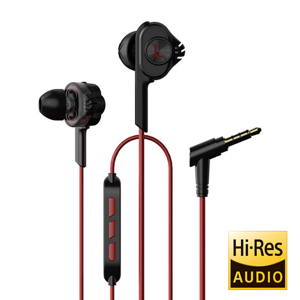 UiiSii BA-T6 in-ear wired red earphones 