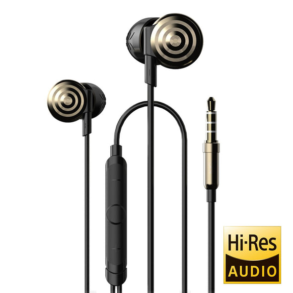 UiiSii Hi-905 Noise cancellation Gold Headphones