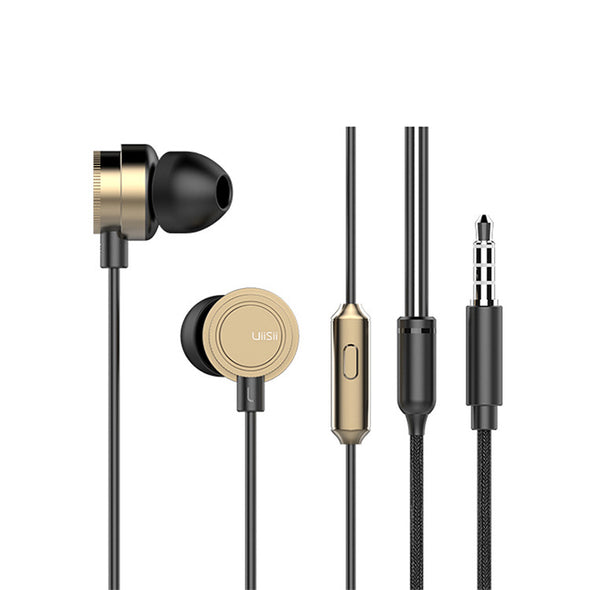 UiiSii HM13 Piston In-Ear Heavy Bass Stereo Headphones with Mic-Uiisii